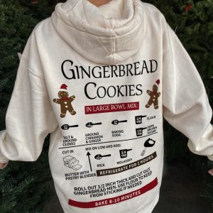 Christmas Gingerbread Cookies Recipe Hoodie