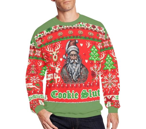 Inappropriate Santa Ugly Christmas Sweater