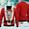 Siberian Husky Reindeer Red Ugly Christmas Sweater