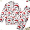 Skulls Christmas Holiday Pajamas Set